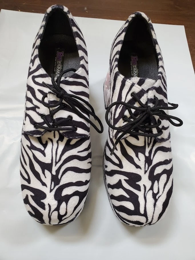 Pleaser Funtasma Floating Fish Heels Pf Oxford Lace Up Boots Men PIMP02 SIZE XL