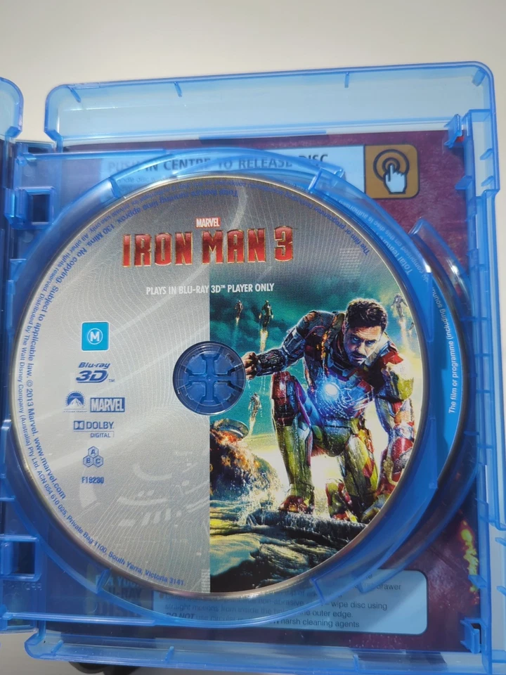 Iron Man 3 3D + 2D Blu-ray (Blu-ray 2013) All Regions Robert Downey Jr - image 3 of 4