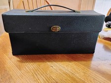 Vintage 8-TRACK Carrying Case Holds 10 8 track Cassettes Included Faux Leather