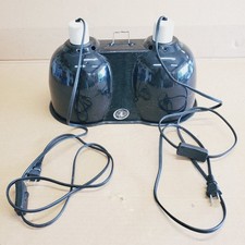 ZOO MED COMBO DEEP DOME DUAL LAMP FIXTURE - DAY AND NIGHT FIXTURE - LF-25