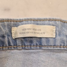 Universal Thread Light Blue High Rise Wide Leg Denim Jeans Sz 16