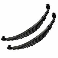 Heavy Duty 2PK Trailer Springs 4 Leaf Double Eye 25-1/4" 1750 lbs 3500 Axle