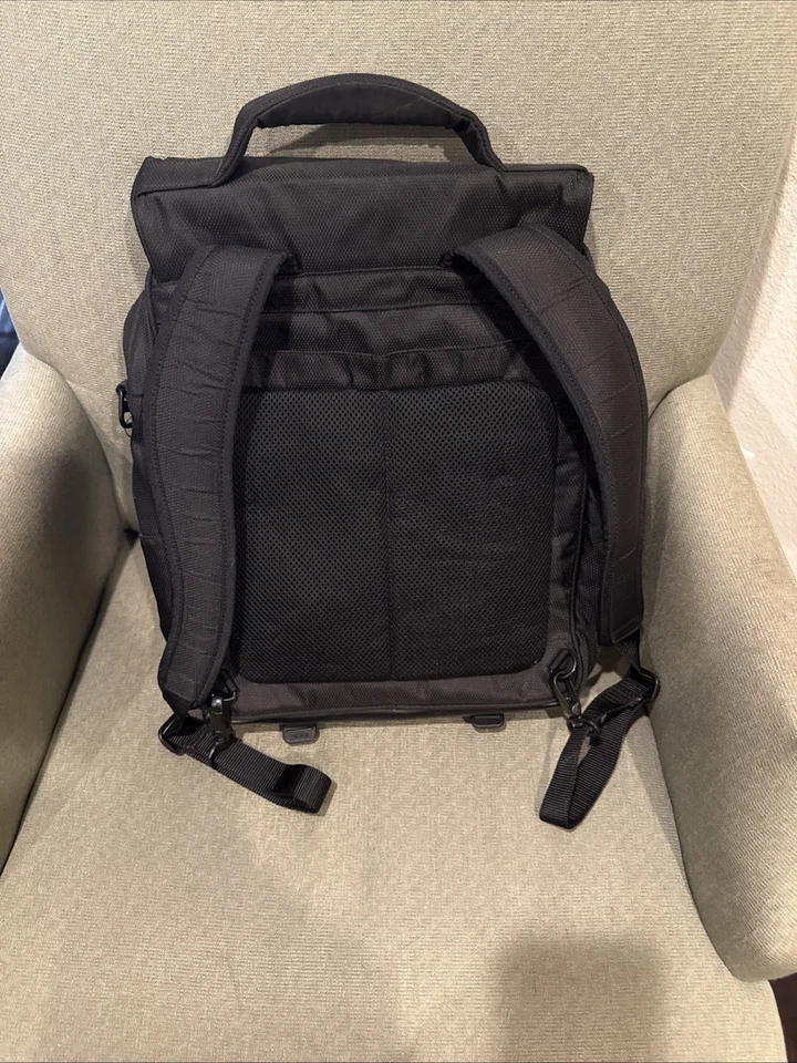 Tumi Unisex Black Laptop Bag Business Travel Organizer - Image 2 of 4