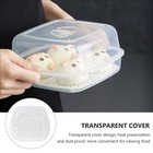 2 Pcs Mikrowelle Dampfgarer Mikrowellen-Dampfgarer Dampfer Kochen