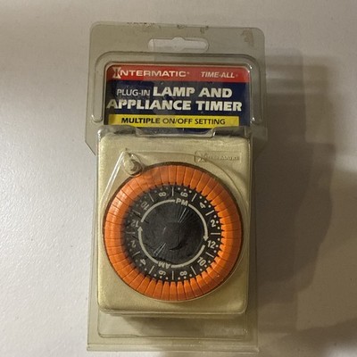 Intermatic Time All Lamp & Appliance Timer SB811C Vintage 1986 24 Hr Auto NIB