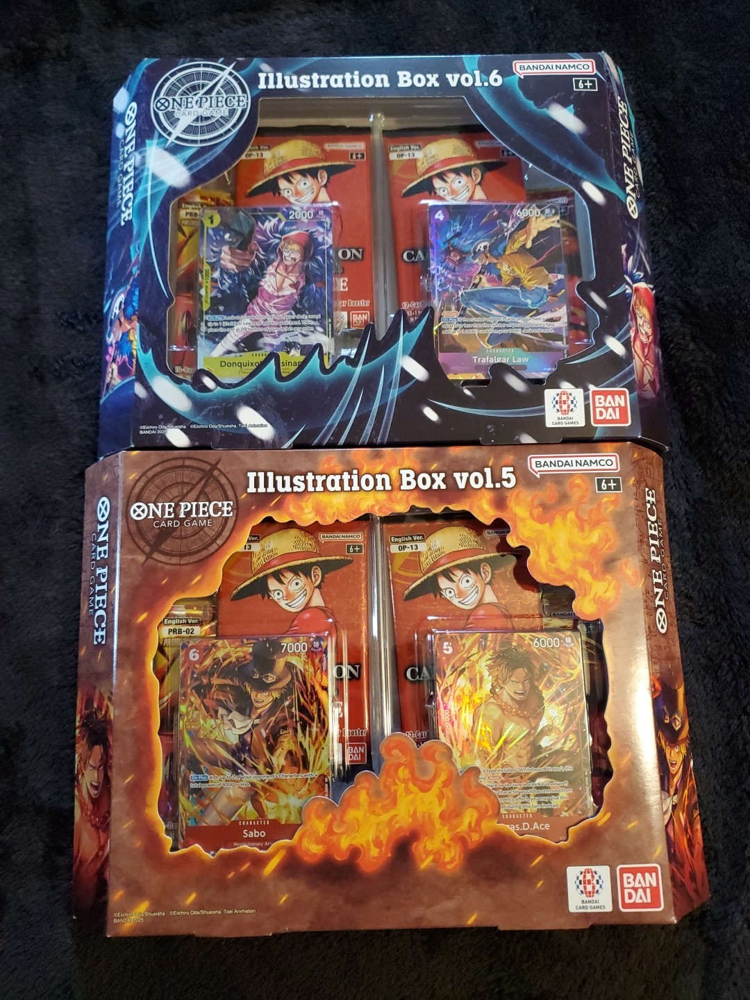 Caja de ilustración TCG de una pieza Vol. 5 Y Vol.6 Nuevo Precintado