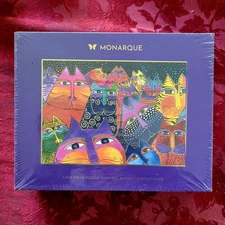 Laurel Burch Monarque 1000 Piece Puzzle Fantasticats New! Sealed!
