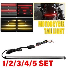 Motorcycle Led Strip Sequential Brake Turn Signal Tail Lights Universal 1-5set Motorcycle Led Strip Sequential Brake Turn Signal Tail Lights Universal 1-5set