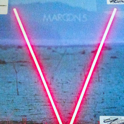 Maroon 5 V 12'' Red Colored Vinyl LP Record - Interscope Pop Rock