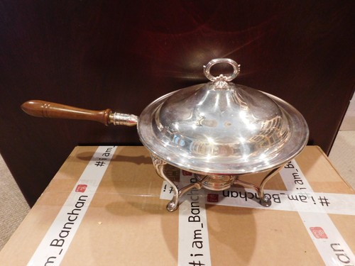 Vintage Gorham Silver Plated Chafing Dish Lid - Stand - Bowl - Heating Element
