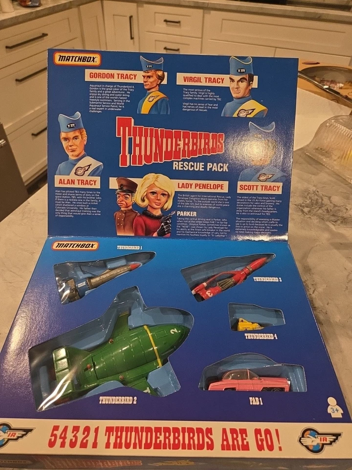 Matchbox Thunderbirds Rescue Pack Diecast TB-700, Como Nuevo en Caja Original Foto 4 de 4