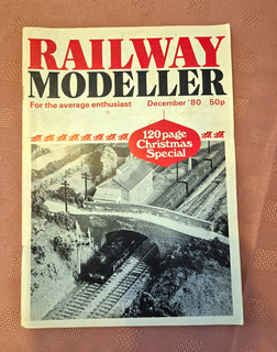 Railway Modeller Magazine December 1980 Christmas Special Illustrated Vintage