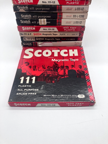 14 Vintage Scotch 111 Magnetic Recording Reel Tape Pre-Recorded - Picture 2 of 4