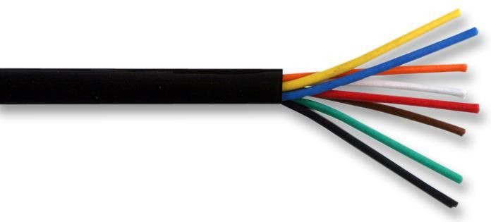 PRO POWER - Security Alarm Cable 8 Core Black 100m