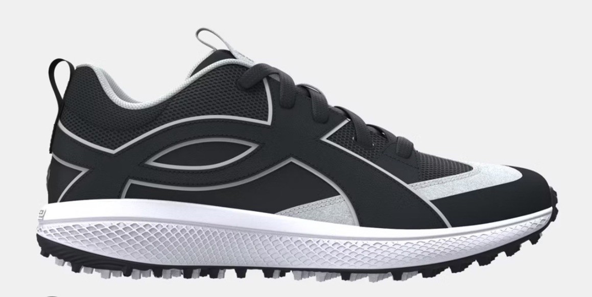 Under Armour Men's Yard Icon Turf Baseball Softball Black White