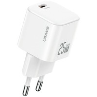Usams CC289 25W Gan USB-C NetzladegeräT, Weiß