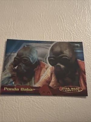 Ponda Baba 2001 Star Wars Evolutions Topps Card #61