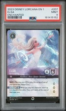 2023 DISNEY LORCANA EN 1-THE FIRST CHAPTER 207 ELSA - SPIRIT OF WINTER PSA 9