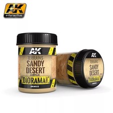 AK Interactive AK8022 - Terrains Sandy Desert - 250Ml (Acrylic) - Neu