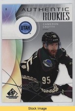 2024-25 Upper Deck SP Game Used Authentic Rookies Cameron Crotty #206 READ 04vd