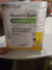 Rising Health Nicotine Gum Coated Mint Flavor 2mg 100CT Free Shipping Exp 01/27 