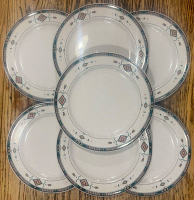 Studio Nova Adirondack Salad Plates 8 1/4'' Set of 7 Y2201 Southwestern