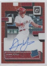 2022 Panini Donruss Optic Red Mojo Prizm 82/99 Juan Yepez #RRS-JY Auto 6q5