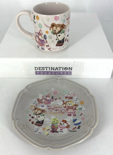 Tokyo 2025 Christmas DUFFY  Friends Disneyland Disney Sea Dessert Plate  Cup