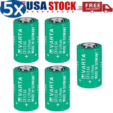◉ 5X CR1/2AA VARTA 3V Series Lithium 950mAh 1/2 AA Lithium Battery