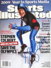 Stephen Colbert - Autographed Sports Illustrated - 12/21/09 No Label