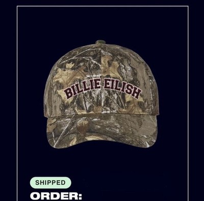 ライブ限定 Billie Eilish 迷彩キャップ Billie Eilish Realtree カモフラ キャップ ライブ - メルカリ