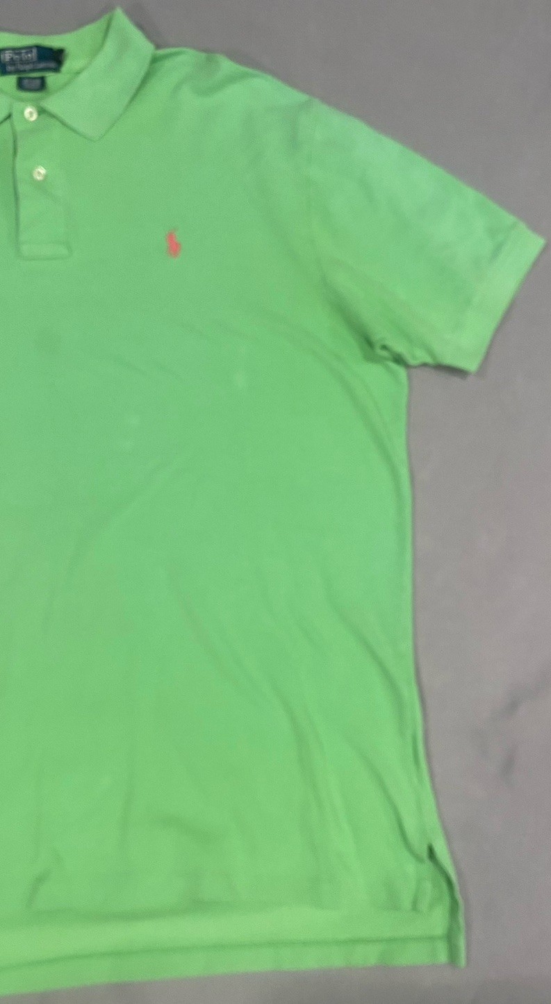 Polo Ralph Lauren Men’s Polo Shirt XL Green Short Sleeve Old Money Country Club thumbnail 2