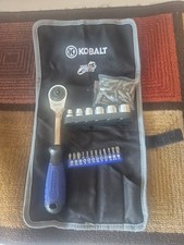 Kobalt 409431 38 Drive Double Drive Extendable Handle Ratchet With Bag More Kobalt 409431 38 Drive Double Drive Extendable Handle Ratchet With Bag More