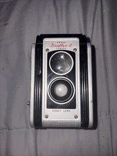 Vintage Camera Kodak Duaflex II Twin-Lens Reflex Camera, with leather strap