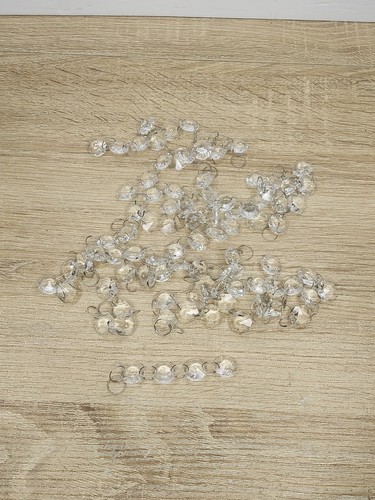 23 Strands Glass Crystal Bead Replacement Chandelier Wedding Candle Flower Bling