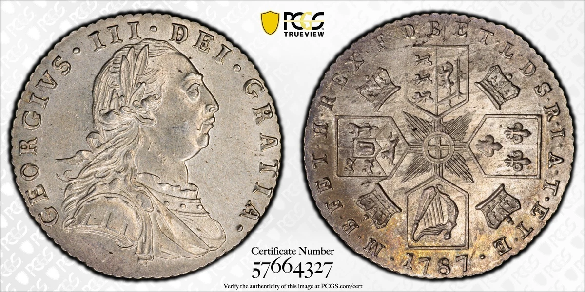 1787 年英国sixpences | eBay