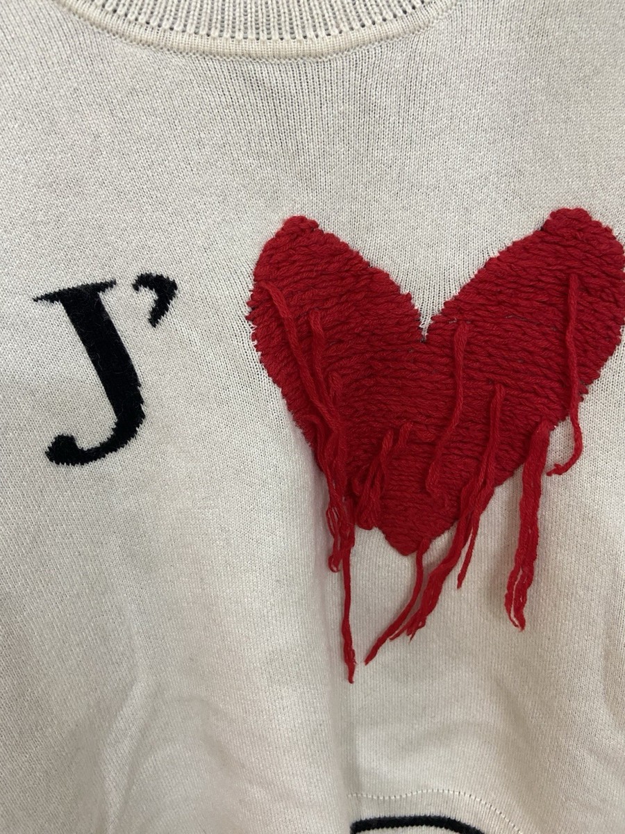 Christian Dior Je T'aime Womens Sweatshirt With Heart Logo