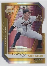 2021 Panini Elite Extra Edition Aspirations Gold Die-Cut 22/24 Zack Gelof 0nr3