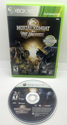 Mortal Kombat vs. DC Universe (Xbox 360, 2008) Tested Working