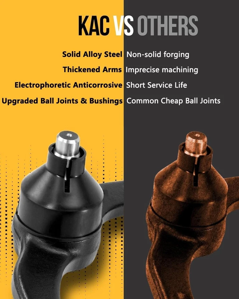 Kit de suspensión delantera brazo de control inferior delantero KAC apto para Honda Civic 2001 200... Foto 4 de 4