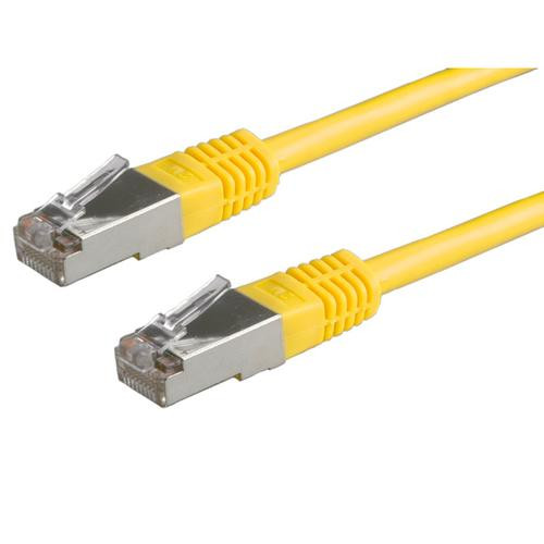 Cavo Rete Giallo ROLINE 1m S/FTP Cat.5e | Connessione Senza Errori