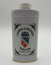 Discontinued CASWELL-MASSEY Jockey Club TALCUM Powder 3.5 OZ NOS USA Made