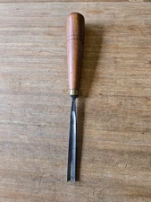 Antique D R Barton Gouge Chisel  7/16"  Wood Carving Chisel
