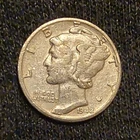 1942 S Mercury Dime 10C Silver Circulated Business Strike Uncertified US Coin