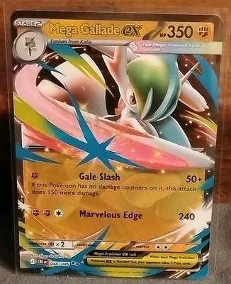 Pokemon TCG - ME04: Chaos Rising (CRI) Mega Gallade ex - 048/086