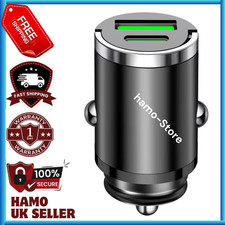 Fast Car Charger 2 USB Port For Iphone Samsung Cigarette Lighter Socket Adapter