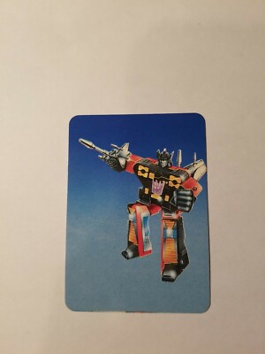 RUMBLE Decepticon #106 Vintage 1985 Transformers G1 Milton Bradley Action Cards 