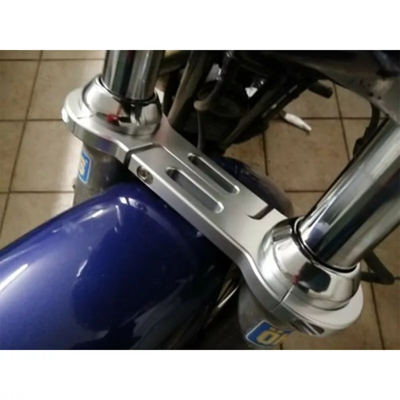 Soporte de horquilla delantero negro 39 mm apto para Harley Sportster Seventy Two XL1200V 12-17 Foto 3 de 4