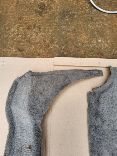 Ford Granada Mk2 Rear Under Seat Carpet Saloon Pair - Picture 3 of 8