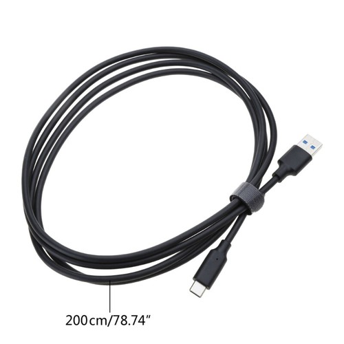 USB Mice Line, 2M USB Camera Cable Black Wire Replacement Repair Parts for BRIO - Photo 8/8